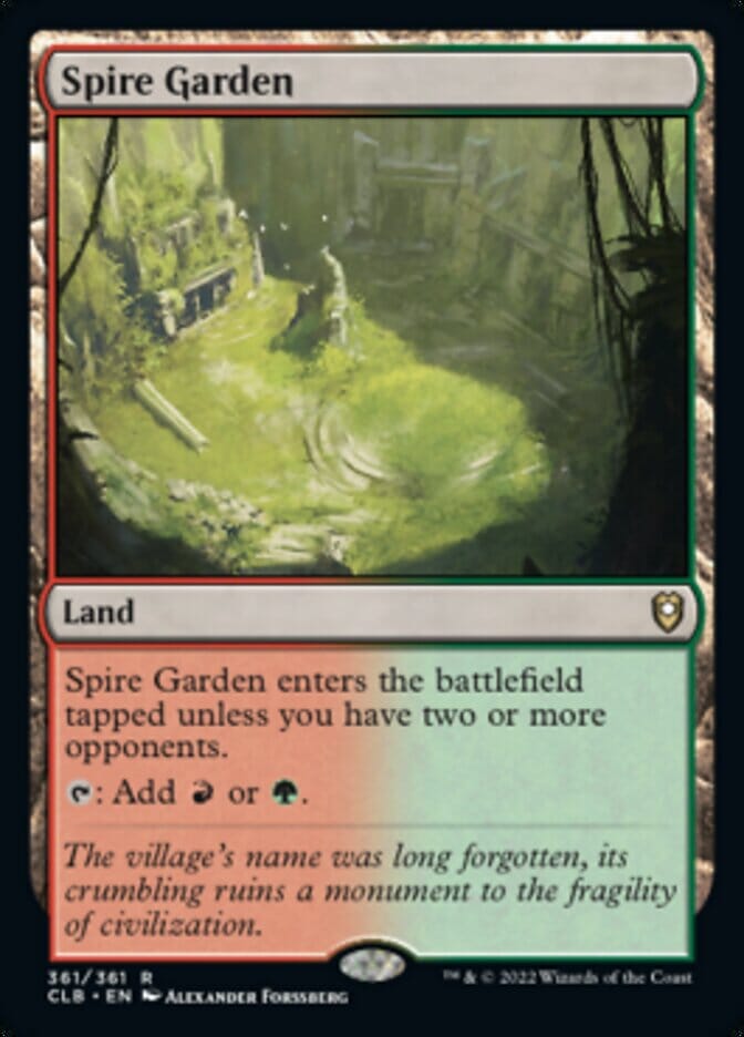 Spire Garden [Commander Legends: Battle for Baldur's Gate] MTG Single Magic: The Gathering  | Multizone: Comics And Games