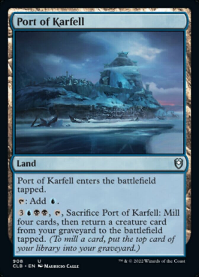 Port of Karfell [Commander Legends: Battle for Baldur's Gate] MTG Single Magic: The Gathering  | Multizone: Comics And Games