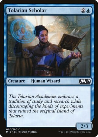 Tolarian Scholar [Core Set 2019] MTG Single Magic: The Gathering  | Multizone: Comics And Games