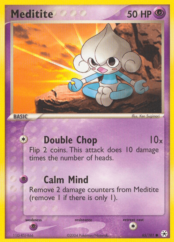 Meditite (65/101) [EX: Hidden Legends] Pokemon Single Pokémon  | Multizone: Comics And Games