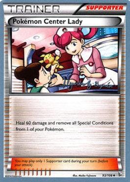 Pokemon Center Lady (93/106) (Primal Groudon - Alejandro Ng-Guzman) [World Championships 2015] Pokemon Single Pokémon  | Multizone: Comics And Games