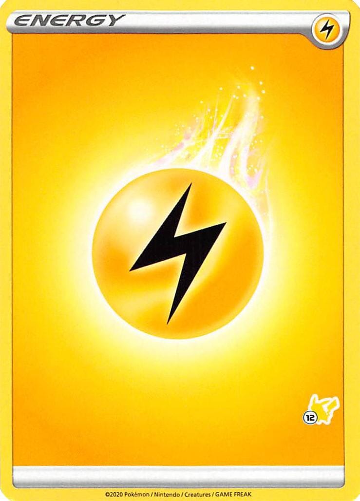 Lightning Energy (Pikachu Stamp #12) [Battle Academy 2022] Pokemon Single Pokémon  | Multizone: Comics And Games