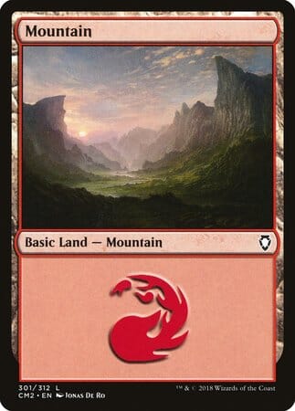 Mountain (301) [Commander Anthology Volume II] MTG Single Magic: The Gathering  | Multizone: Comics And Games