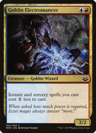 Goblin Electromancer [Modern Masters 2017] MTG Single Magic: The Gathering  | Multizone: Comics And Games