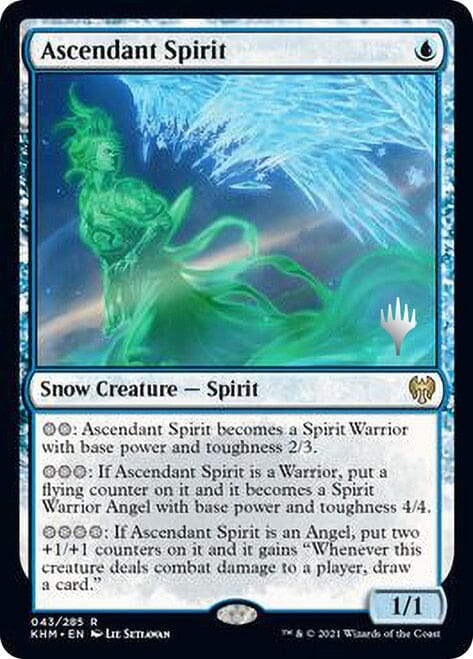 Ascendant Spirit [Kaldheim Promo Pack] MTG Single Magic: The Gathering  | Multizone: Comics And Games