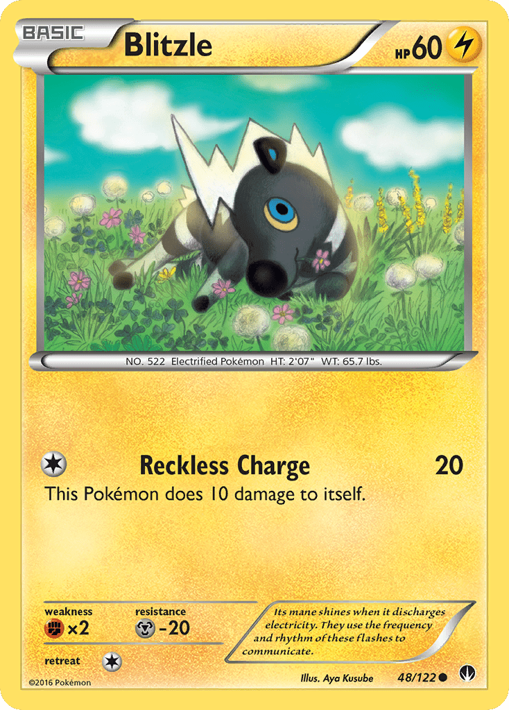 Blitzle (48/122) [XY: BREAKpoint] Pokemon Single Pokémon  | Multizone: Comics And Games