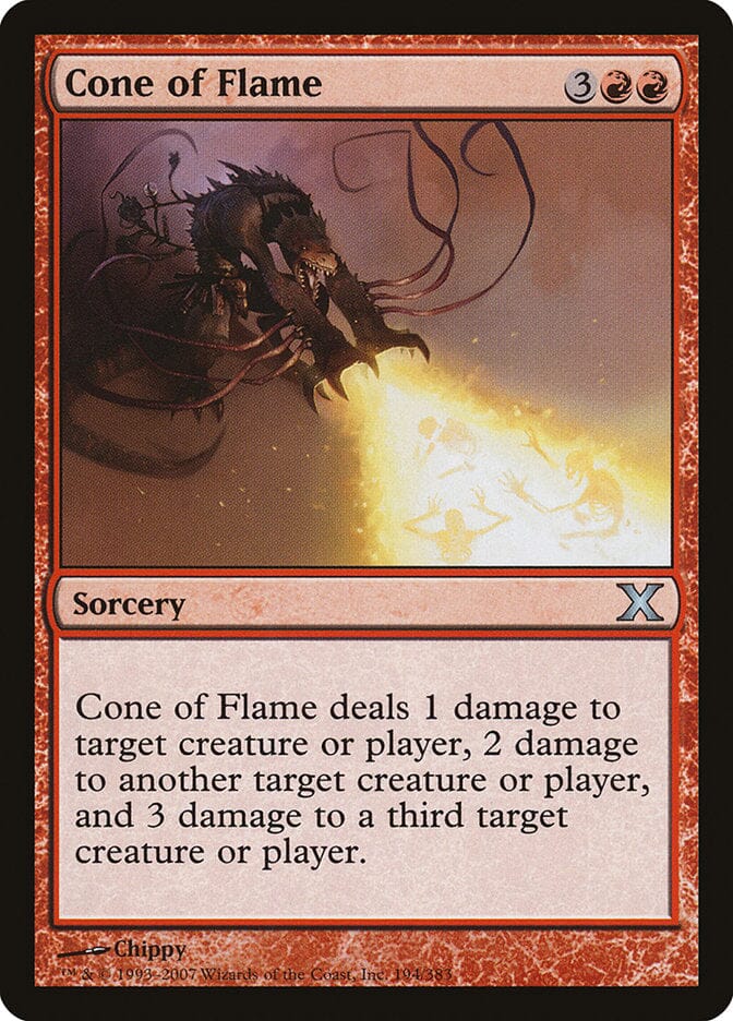 Cone of Flame [Tenth Edition] MTG Single Magic: The Gathering  | Multizone: Comics And Games