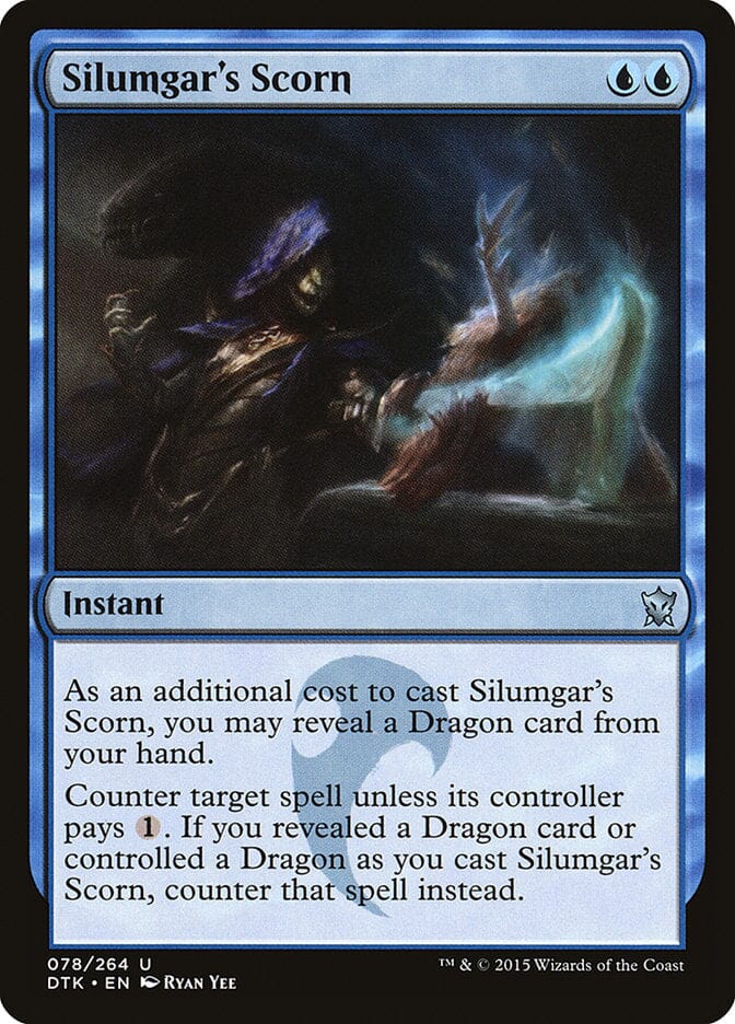 Silumgar's Scorn [Dragons of Tarkir] MTG Single Magic: The Gathering  | Multizone: Comics And Games