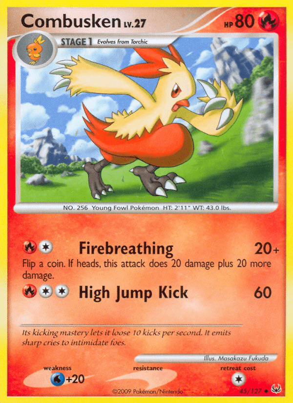Combusken (45/127) [Platinum: Base Set] Pokemon Single Pokémon  | Multizone: Comics And Games