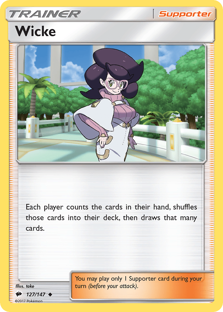 Wicke (127/147) [Sun & Moon: Burning Shadows] Pokemon Single Pokémon  | Multizone: Comics And Games