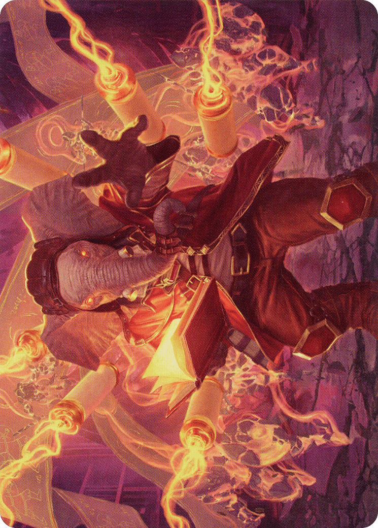 Quintorius, Loremaster Art Card (52) [March of the Machine Art Series] MTG Single Magic: The Gathering  | Multizone: Comics And Games
