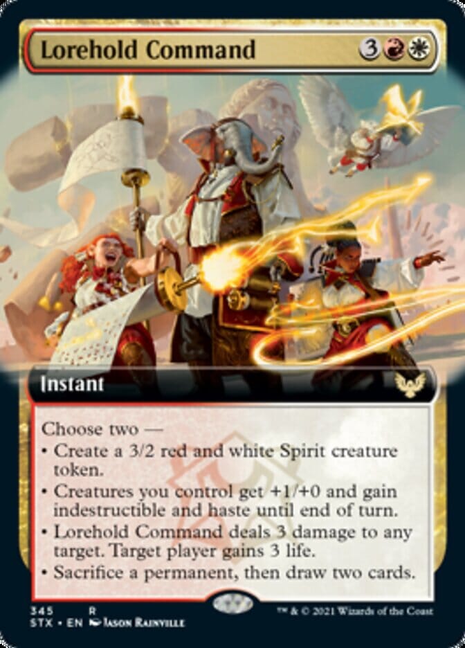 Lorehold Command (Extended) [Strixhaven: School of Mages] MTG Single Magic: The Gathering  | Multizone: Comics And Games
