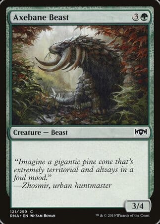 Axebane Beast [Ravnica Allegiance] MTG Single Magic: The Gathering  | Multizone: Comics And Games