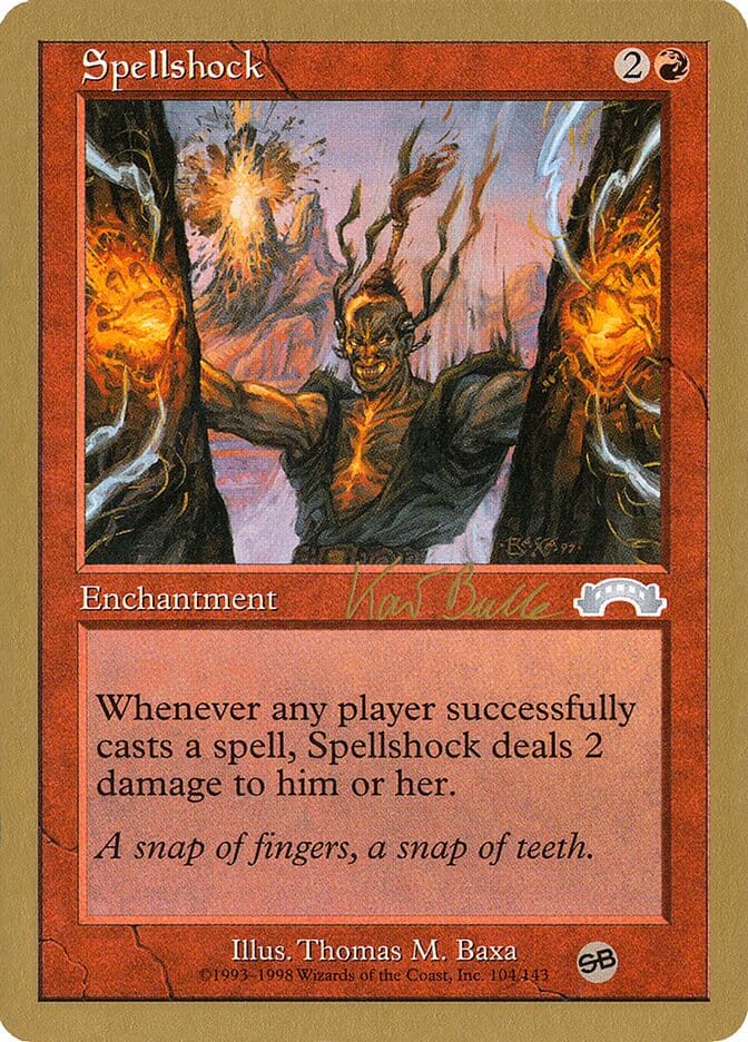 Spellshock (Kai Budde) (SB) [World Championship Decks 1999] MTG Single Magic: The Gathering  | Multizone: Comics And Games