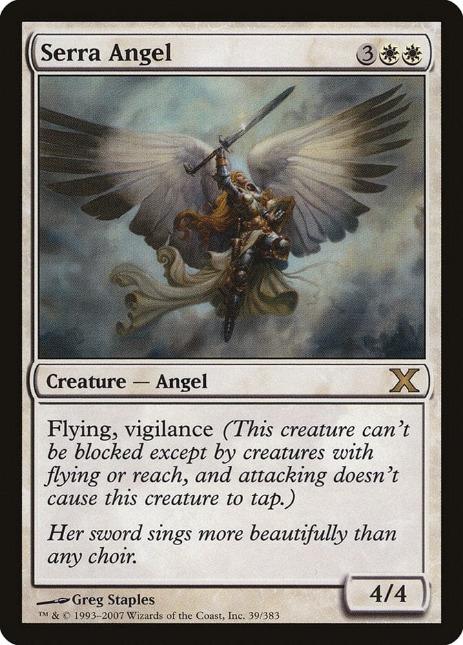 Serra Angel [Tenth Edition] MTG Single Magic: The Gathering  | Multizone: Comics And Games