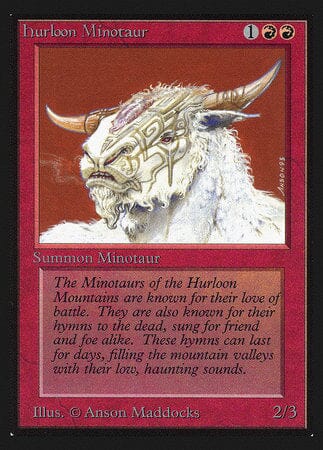 Hurloon Minotaur (IE) [Intl. Collectors’ Edition] MTG Single Magic: The Gathering  | Multizone: Comics And Games
