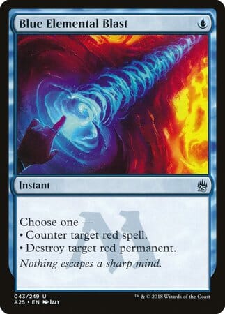 Blue Elemental Blast [Masters 25] MTG Single Magic: The Gathering  | Multizone: Comics And Games