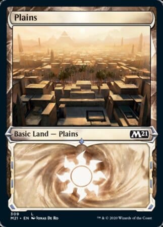 Plains (Showcase) [Core Set 2021] MTG Single Magic: The Gathering  | Multizone: Comics And Games