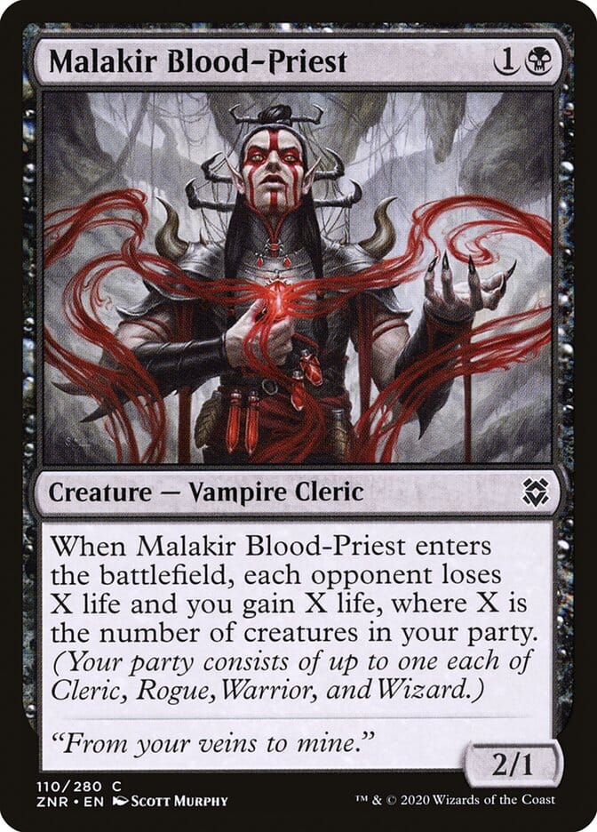 Malakir Blood-Priest [Zendikar Rising] MTG Single Magic: The Gathering  | Multizone: Comics And Games