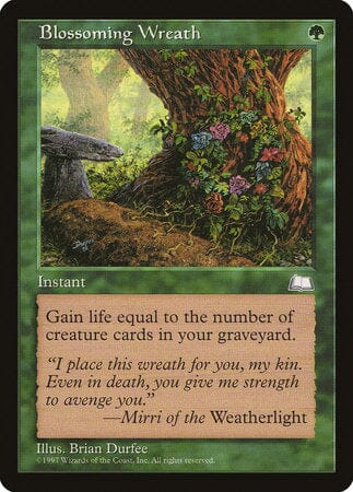 Blossoming Wreath [Weatherlight] MTG Single Magic: The Gathering  | Multizone: Comics And Games