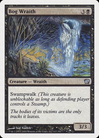 Bog Wraith [Ninth Edition] MTG Single Magic: The Gathering  | Multizone: Comics And Games
