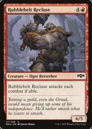 Rubblebelt Recluse [Ravnica Allegiance] MTG Single Magic: The Gathering  | Multizone: Comics And Games