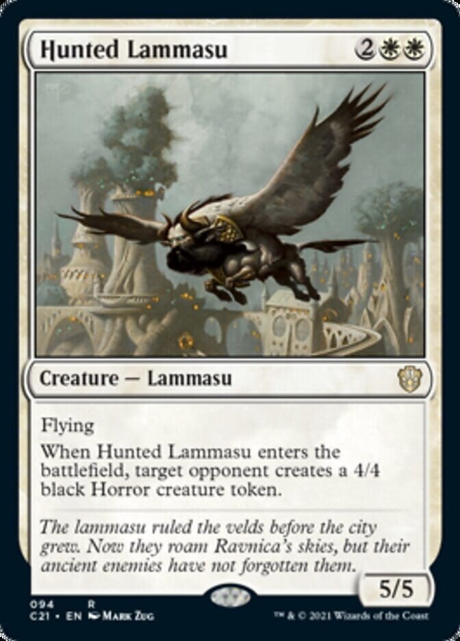 Hunted Lammasu [Commander 2021] MTG Single Magic: The Gathering  | Multizone: Comics And Games