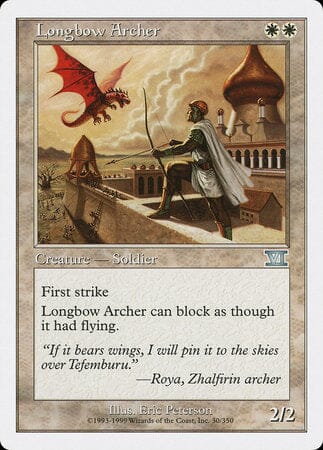 Longbow Archer [Classic Sixth Edition] MTG Single Magic: The Gathering  | Multizone: Comics And Games