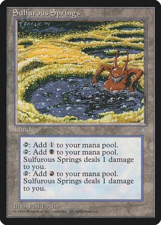 Sulfurous Springs [Ice Age] MTG Single Magic: The Gathering  | Multizone: Comics And Games