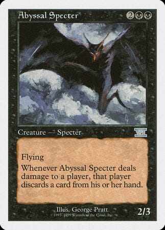 Abyssal Specter [Battle Royale Box Set] MTG Single Magic: The Gathering  | Multizone: Comics And Games