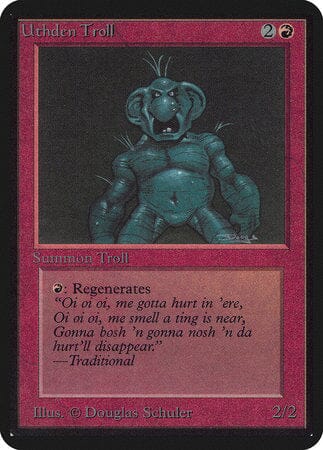 Uthden Troll [Limited Edition Alpha] MTG Single Magic: The Gathering  | Multizone: Comics And Games