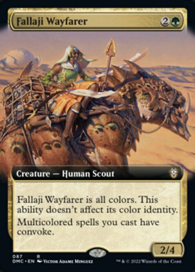 Fallaji Wayfarer (Extended Art) [Dominaria United Commander] MTG Single Magic: The Gathering  | Multizone: Comics And Games