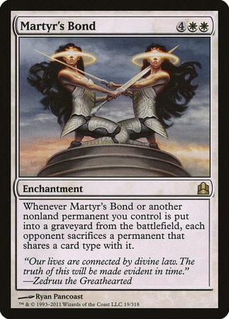 Martyr's Bond [Commander 2011] MTG Single Magic: The Gathering  | Multizone: Comics And Games