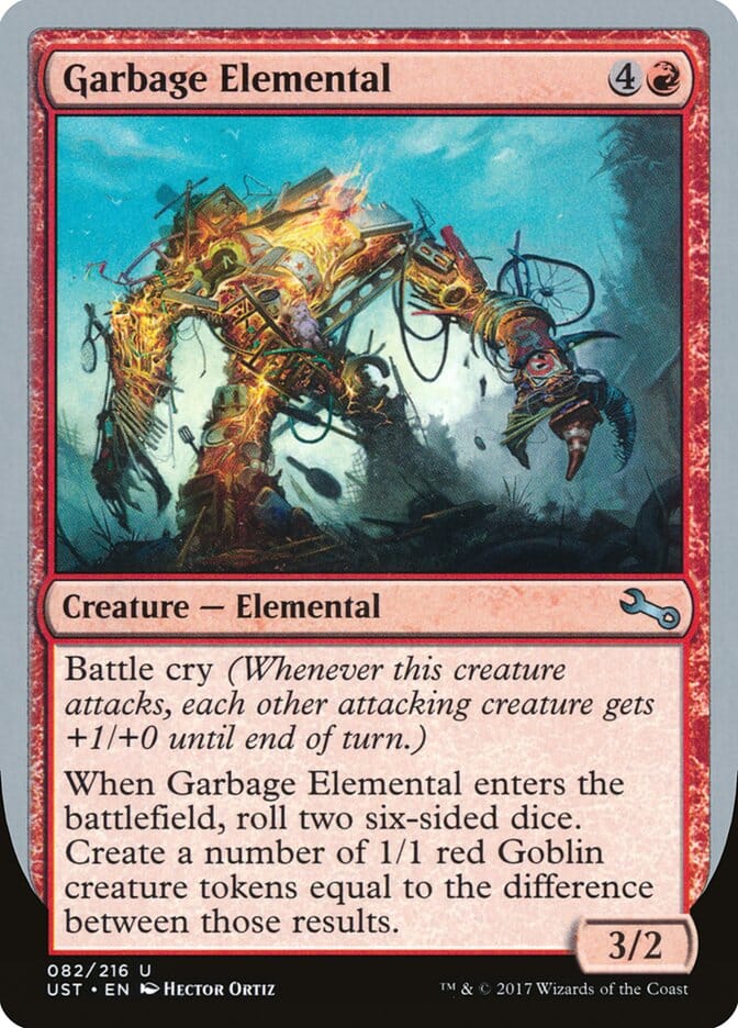 Garbage Elemental (3/2 Creature) [Unstable] MTG Single Magic: The Gathering  | Multizone: Comics And Games