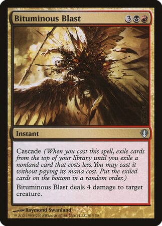 Bituminous Blast [Archenemy] MTG Single Magic: The Gathering  | Multizone: Comics And Games