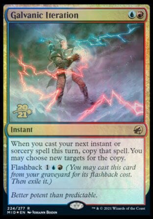 Galvanic Iteration [Innistrad: Midnight Hunt Prerelease Promos] MTG Single Magic: The Gathering  | Multizone: Comics And Games