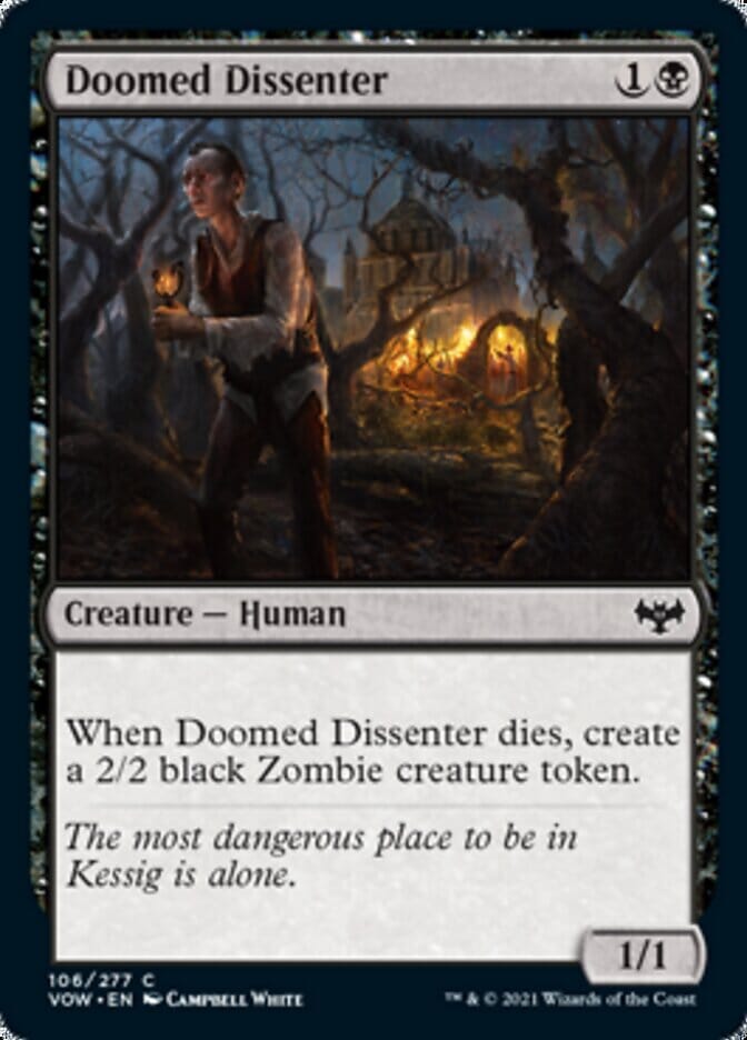 Doomed Dissenter [Innistrad: Crimson Vow] MTG Single Magic: The Gathering  | Multizone: Comics And Games