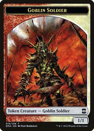 Goblin Soldier Token [Eternal Masters Tokens] MTG Single Magic: The Gathering  | Multizone: Comics And Games