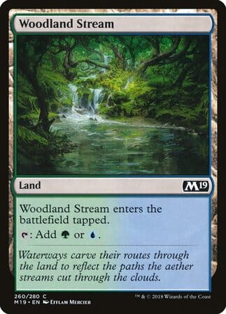 Woodland Stream [Core Set 2019] MTG Single Magic: The Gathering  | Multizone: Comics And Games
