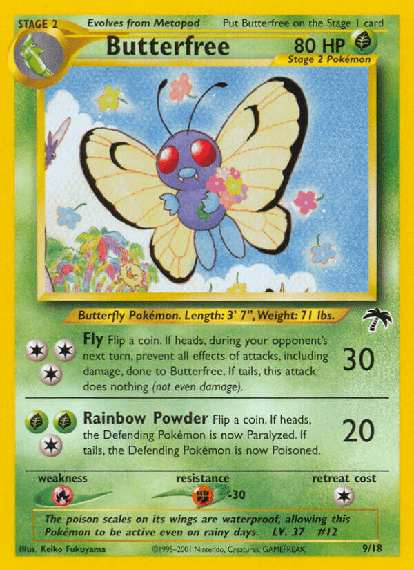 Butterfree (9/18) [Southern Islands] Pokemon Single Pokémon  | Multizone: Comics And Games