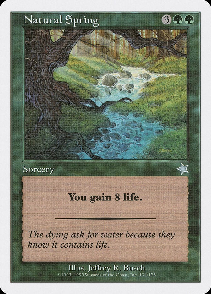 Natural Spring [Starter 1999] MTG Single Magic: The Gathering  | Multizone: Comics And Games