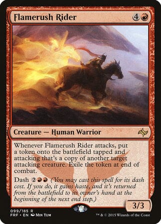 Flamerush Rider [Fate Reforged] MTG Single Magic: The Gathering  | Multizone: Comics And Games