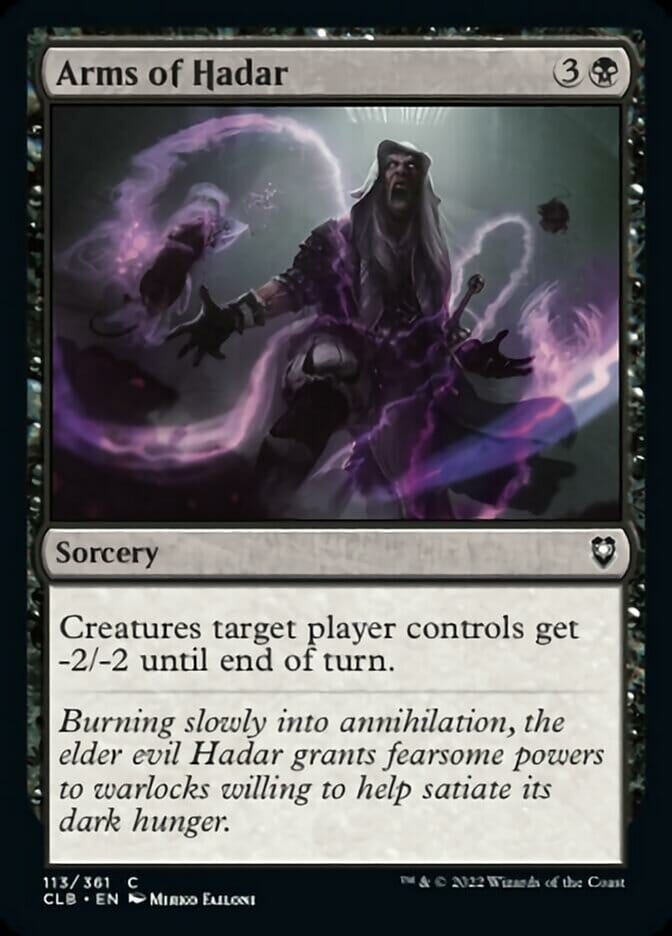 Arms of Hadar [Commander Legends: Battle for Baldur's Gate] MTG Single Magic: The Gathering  | Multizone: Comics And Games