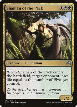 Shaman of the Pack [Magic Origins] MTG Single Magic: The Gathering  | Multizone: Comics And Games