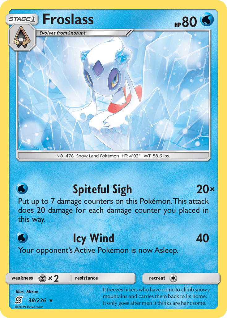 Froslass (38/236) [Sun & Moon: Unified Minds] Pokemon Single Pokémon  | Multizone: Comics And Games