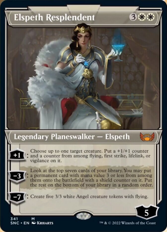 Elspeth Resplendent (Showcase Art Deco) [Streets of New Capenna] MTG Single Magic: The Gathering  | Multizone: Comics And Games