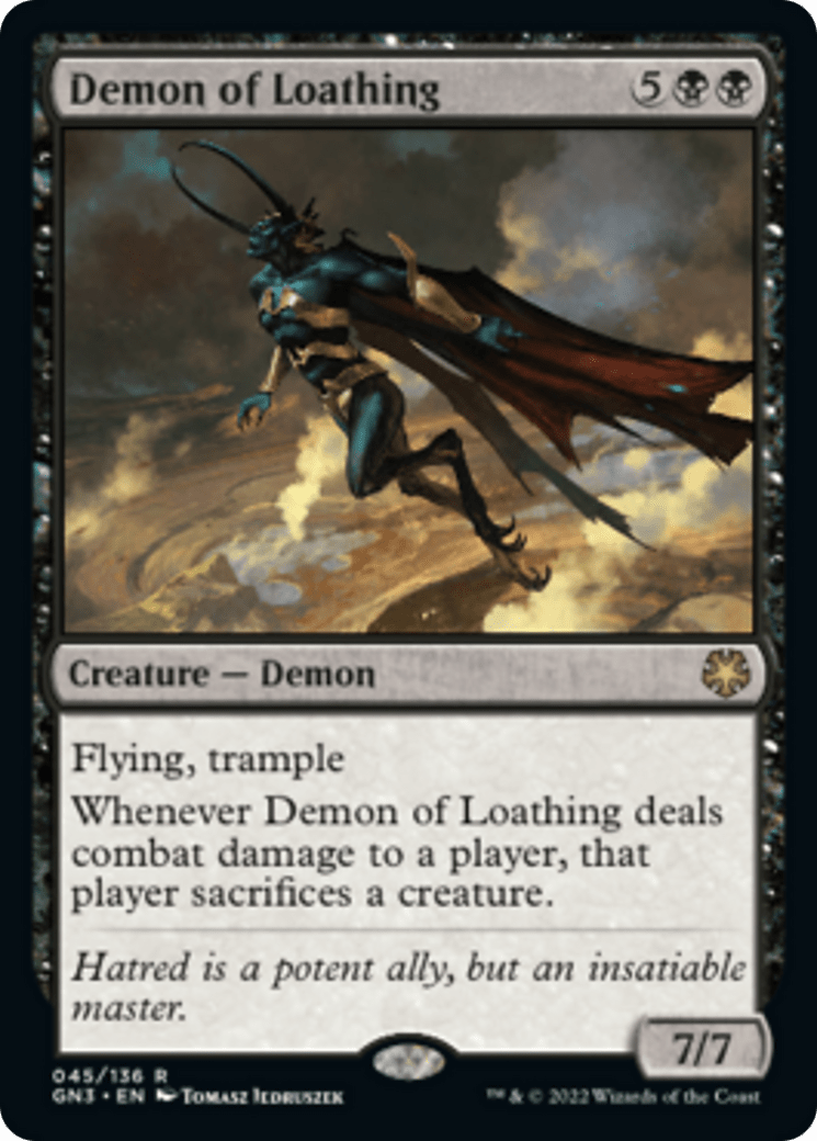 Demon of Loathing [Game Night: Free-for-All] MTG Single Magic: The Gathering  | Multizone: Comics And Games