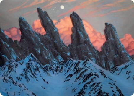 Mountain (275) Art Card [Dungeons & Dragons: Adventures in the Forgotten Realms Art Series] MTG Single Magic: The Gathering  | Multizone: Comics And Games
