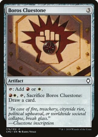 Boros Cluestone [Commander Anthology Volume II] MTG Single Magic: The Gathering  | Multizone: Comics And Games