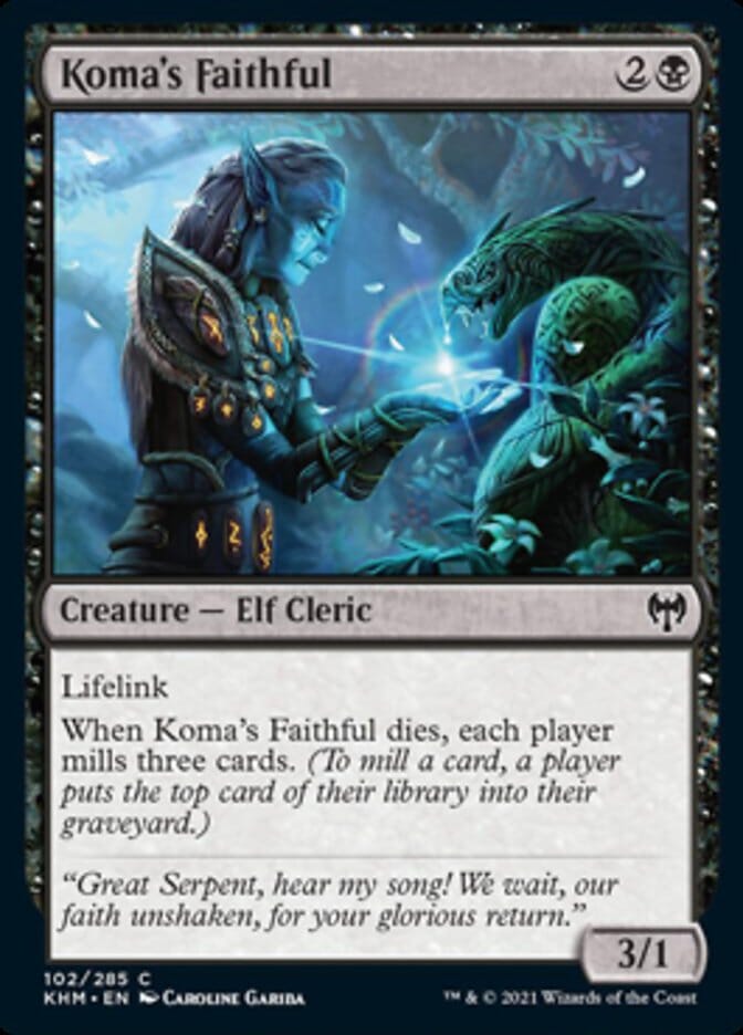 Koma's Faithful [Kaldheim] MTG Single Magic: The Gathering  | Multizone: Comics And Games